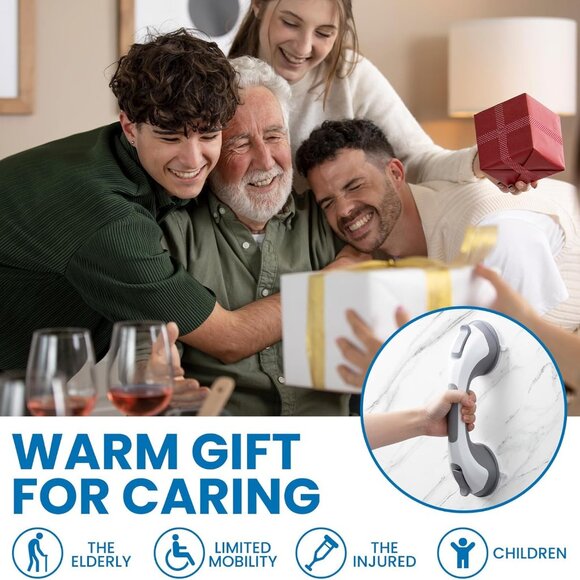 Grab Bars for Bathtubs and Showers 2 Pack - Picture 8 of 9